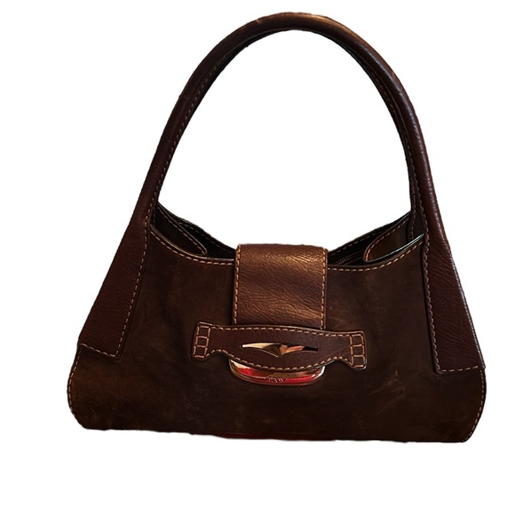 Tod’s Suede Shoulder Hobo Bag - Picture 11 of 11